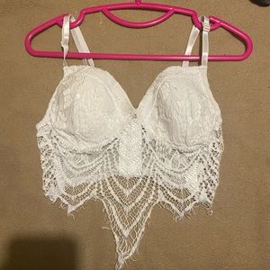 Fashion nova white bralette